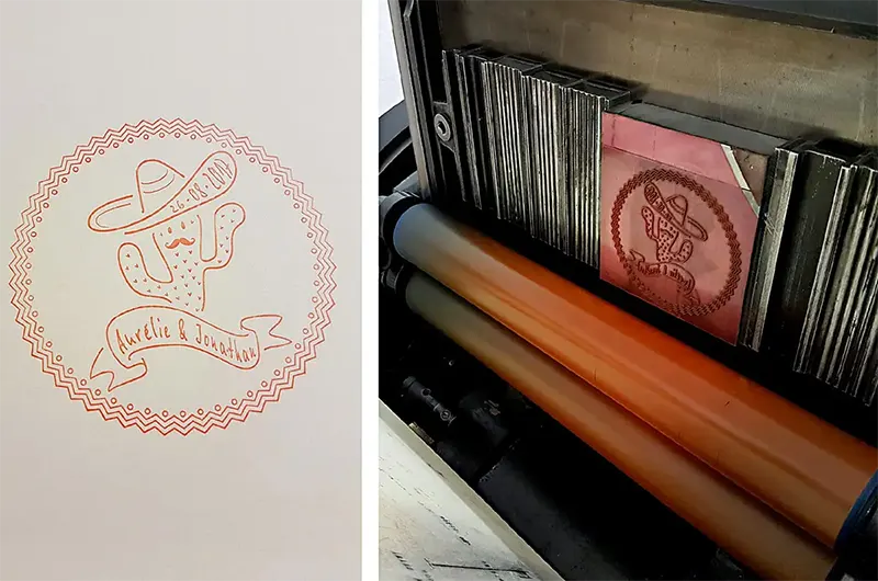 Letterpress Typogrraphie imprimerie ardèche